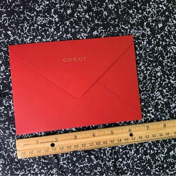 Red Gucci Envelopes 50  - Picture 3 of 6
